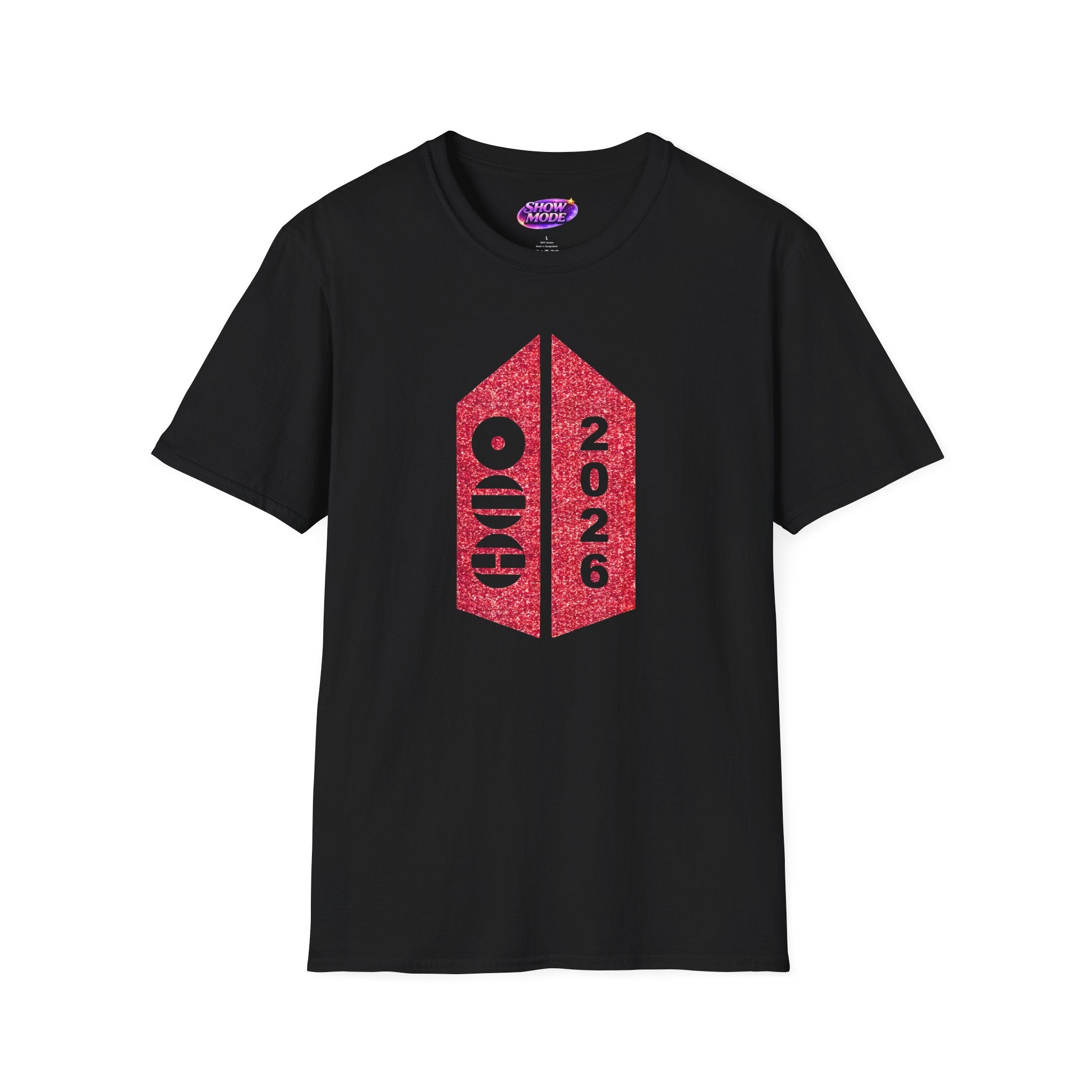 2026 Concert Logo Tee – Minimal Red Fan Shirt