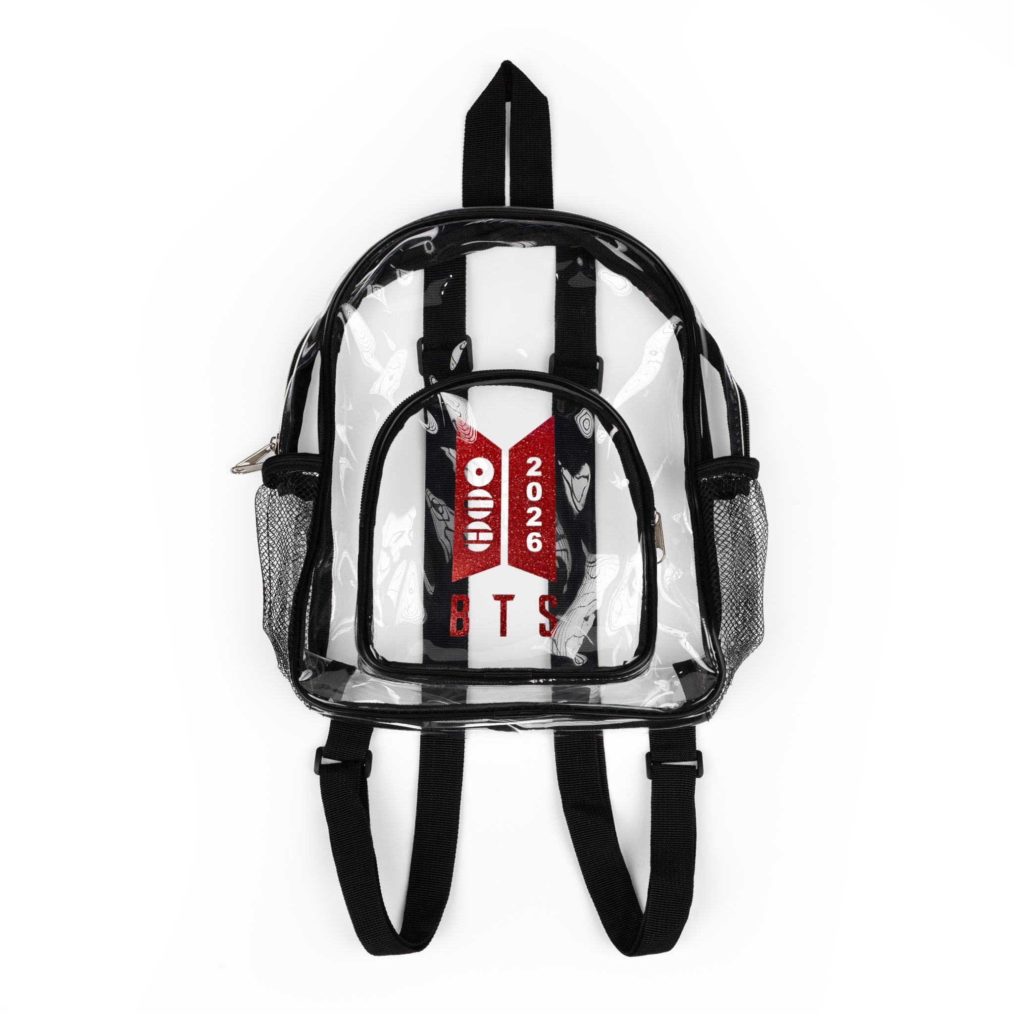 Clear Stadium Backpack – Red Concert Edition (K-Pop Inspired)