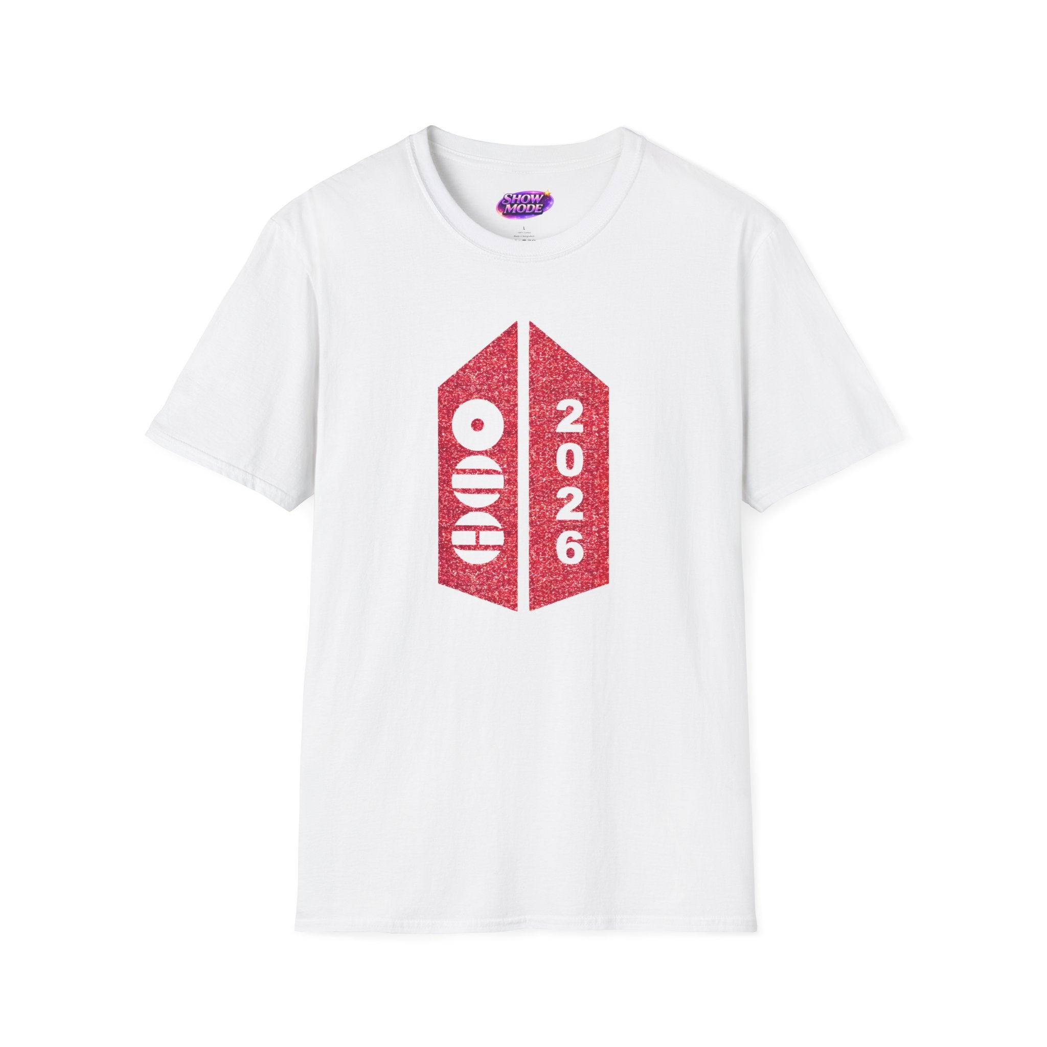 2026 Concert Logo Tee – Minimal Red Fan Shirt