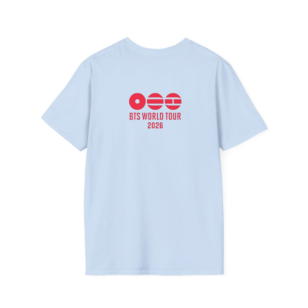2026 Concert Logo Tee – Minimal Red Fan Shirt