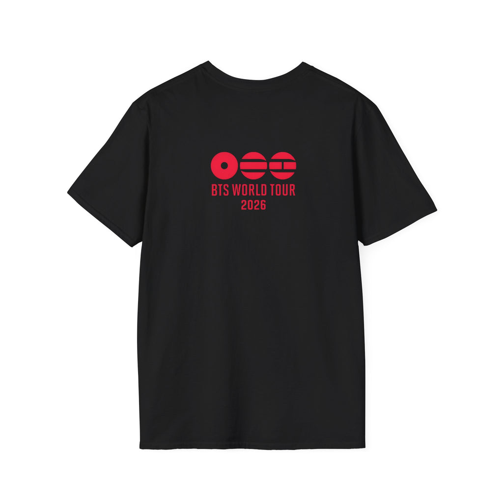 2026 Concert Logo Tee – Minimal Red Fan Shirt
