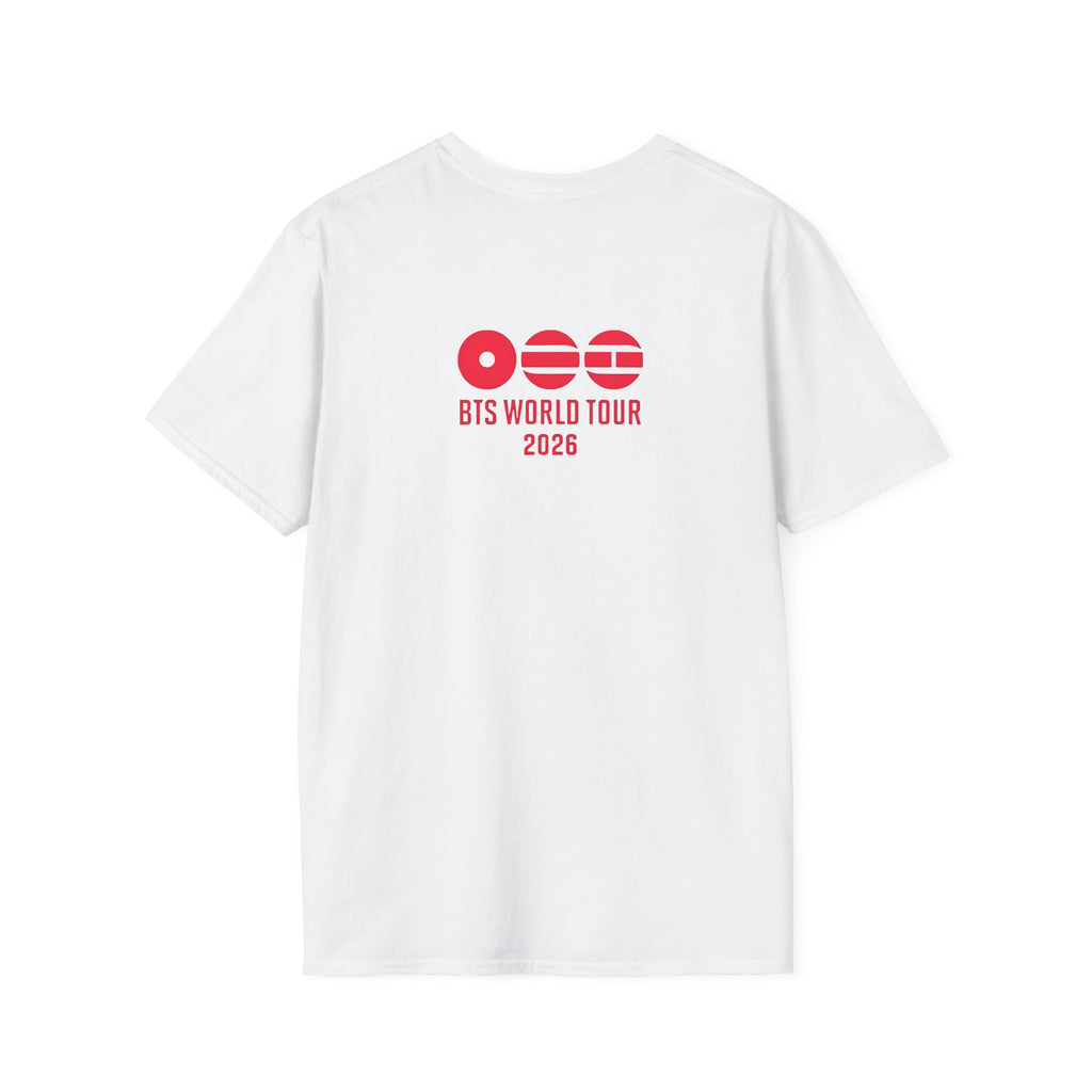 2026 Concert Logo Tee – Minimal Red Fan Shirt