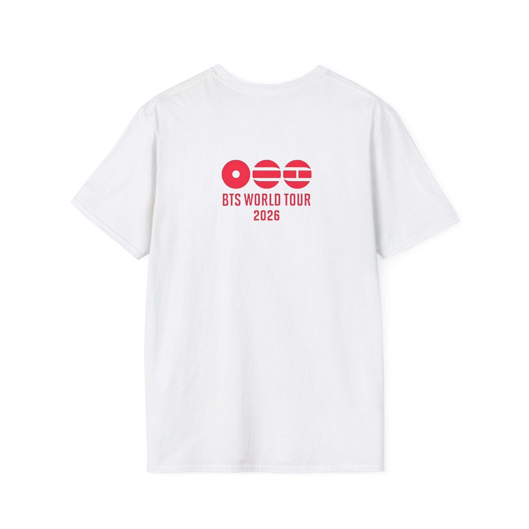 2026 Concert Logo Tee – Minimal Red Fan Shirt
