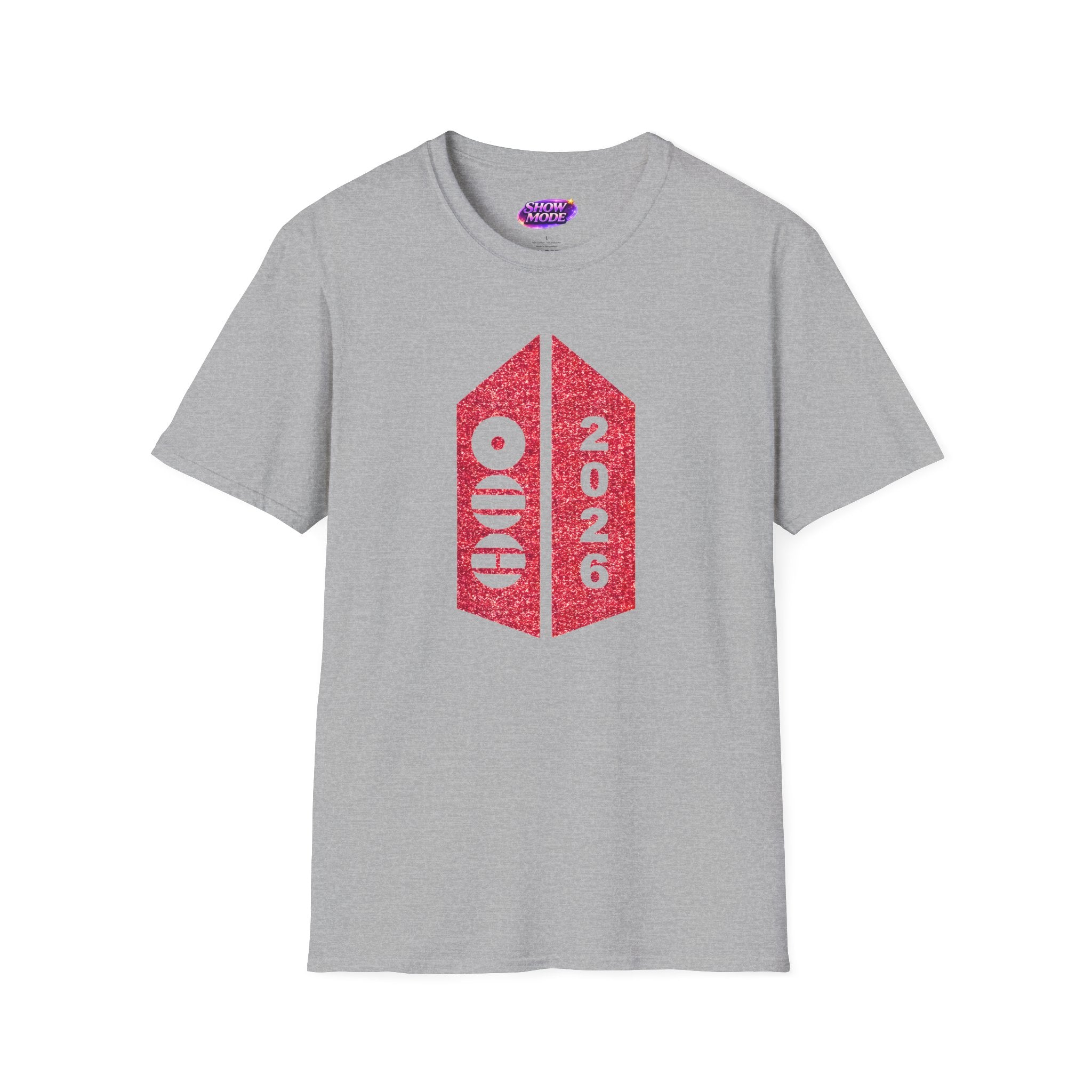 2026 Concert Logo Tee – Minimal Red Fan Shirt