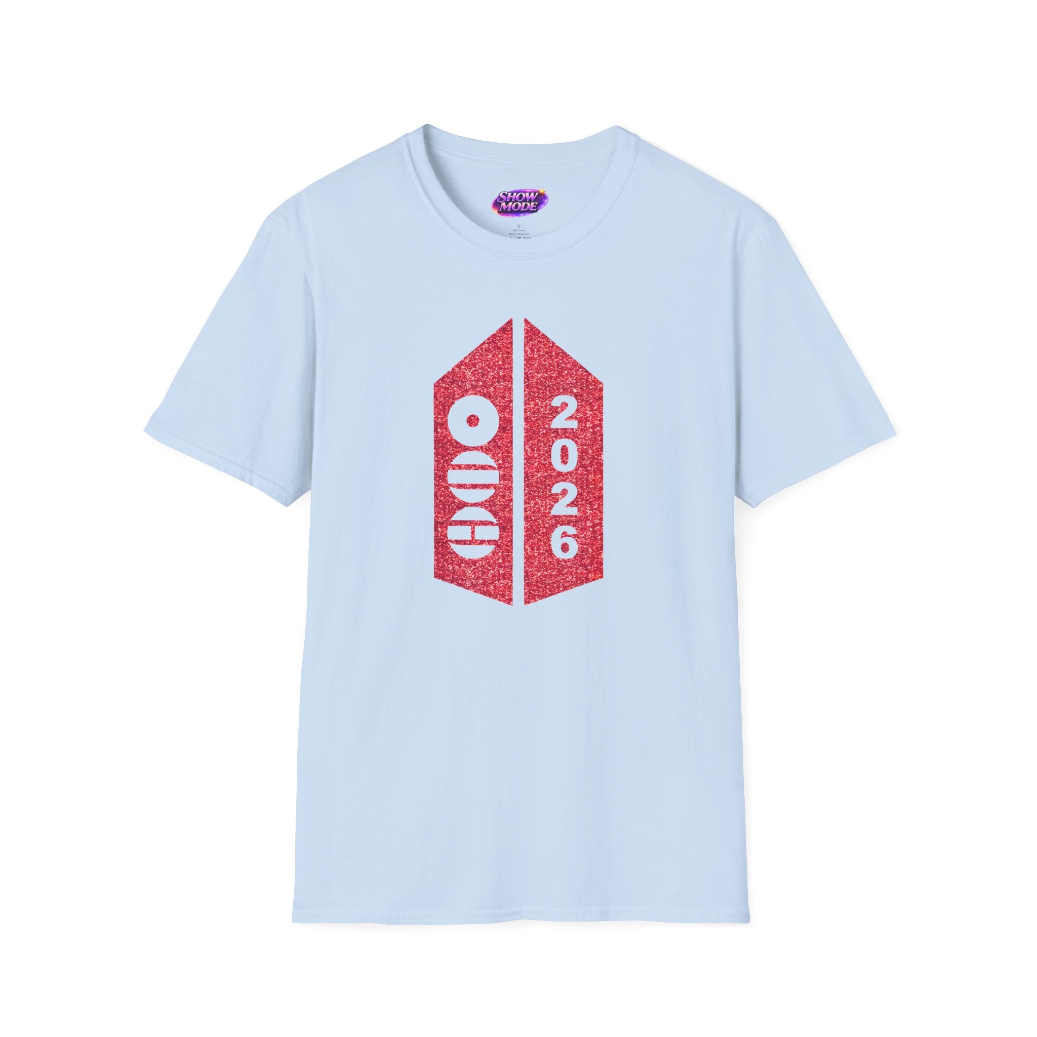 2026 Concert Logo Tee – Minimal Red Fan Shirt
