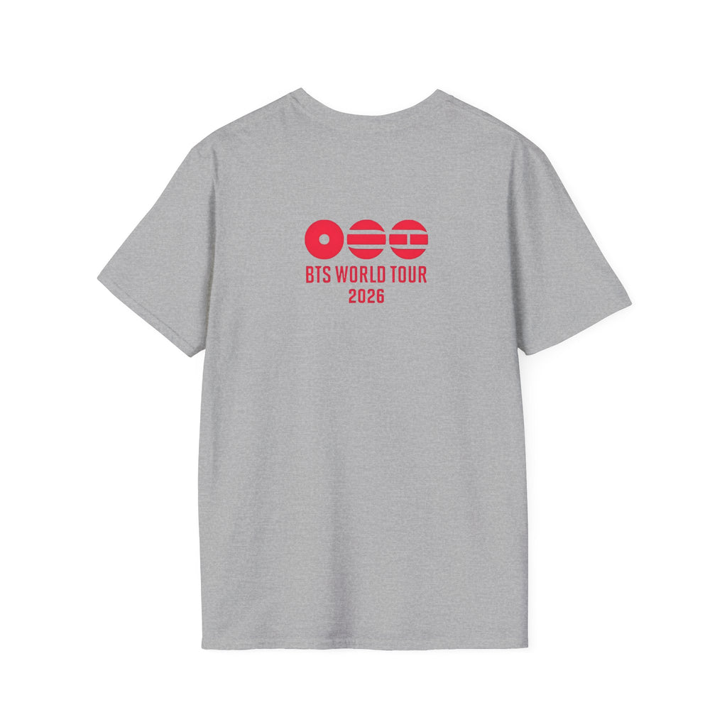 2026 Concert Logo Tee – Minimal Red Fan Shirt