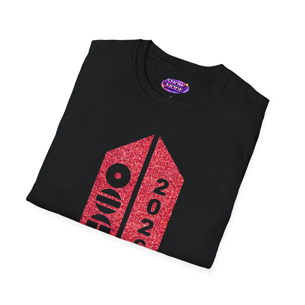 2026 Concert Logo Tee – Minimal Red Fan Shirt