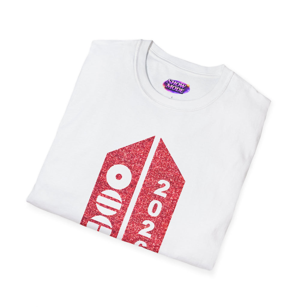 2026 Concert Logo Tee – Minimal Red Fan Shirt