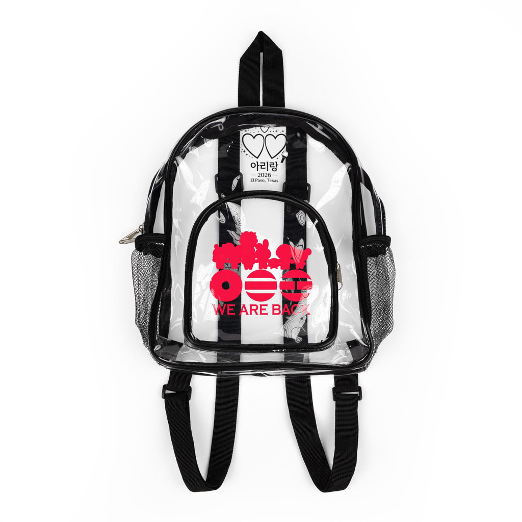 Clear Stadium Backpack —  “We Are Back”